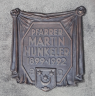 Pfarrer Martin Hunkeler 1899-1992 Gedenktafel